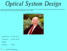 Tablet Screenshot of opticaldesign.co.uk